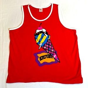 Vintage IceCream Skate Brand Tank Top Size XL